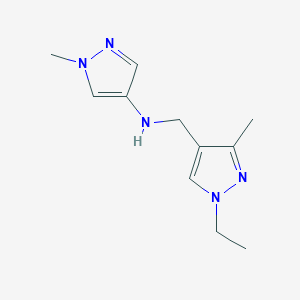 N-[(1-Ethyl-3-methyl-1H-pyrazol-4-YL)methyl]-1-methyl-1H-pyrazol-4-amine