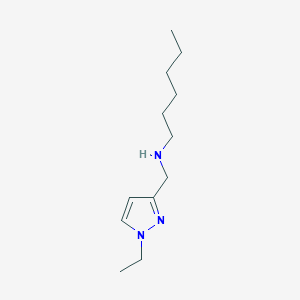 [(1-ethyl-1H-pyrazol-3-yl)methyl](hexyl)amine