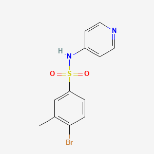 4-bromo-3-methyl-N-(4-pyridinyl)benzenesulfonamide