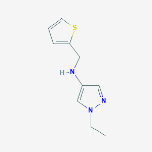 1-ethyl-N-(thiophen-2-ylmethyl)-1H-pyrazol-4-amine