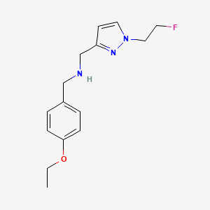 [(4-ethoxyphenyl)methyl]({[1-(2-fluoroethyl)-1H-pyrazol-3-yl]methyl})amine