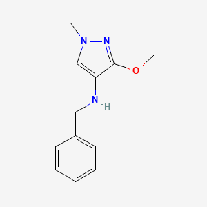 N-benzyl-3-methoxy-1-methyl-1H-pyrazol-4-amine