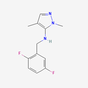 N-(2,5-difluorobenzyl)-1,4-dimethyl-1H-pyrazol-5-amine