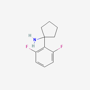 1-(2,6-Difluorophenyl)cyclopentanamine