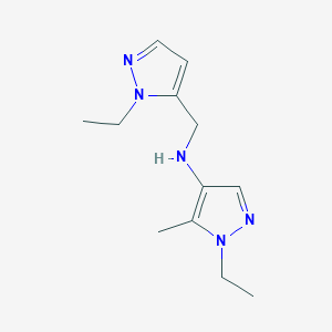 1-ethyl-N-[(1-ethyl-1H-pyrazol-5-yl)methyl]-5-methyl-1H-pyrazol-4-amine