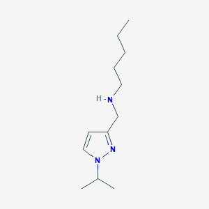 pentyl({[1-(propan-2-yl)-1H-pyrazol-3-yl]methyl})amine