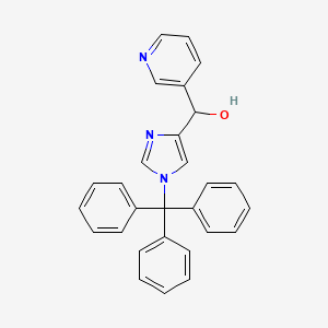 3-pyridinyl(1-trityl-1H-imidazol-4-yl)methanol