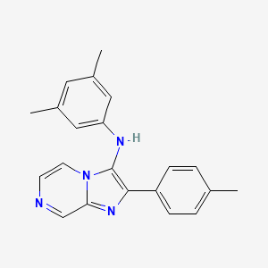 molecular formula C21H20N4 B1173989 N-(3,5-dimethylphenyl)-2-(4-methylphenyl)imidazo[1,2-a]pyrazin-3-amine 