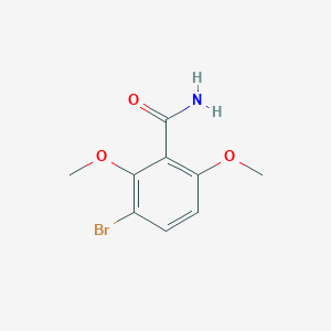 molecular formula C9H10BrNO3 B117399 3-溴-2,6-二甲氧基苯甲酰胺 CAS No. 150351-43-2