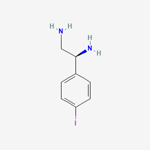 (S)-1-(4-iodophenyl)ethane-1,2-diamine