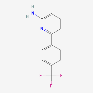 6-[4-(Trifluoromethyl)phenyl]pyridin-2-amine