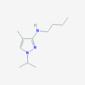 N-butyl-4-methyl-1-(propan-2-yl)-1H-pyrazol-3-amine