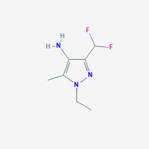 3-(difluoromethyl)-1-ethyl-5-methyl-1H-pyrazol-4-amine