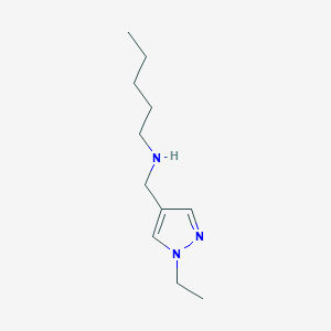 [(1-ethyl-1H-pyrazol-4-yl)methyl](pentyl)amine