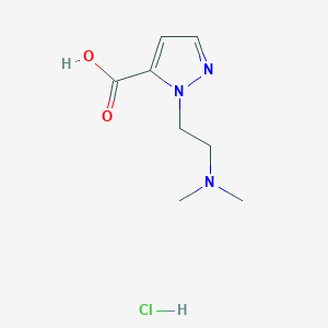 1-[2-(Dimethylamino)ethyl]-1H-pyrazole-5-carboxylic acid hydrochloride