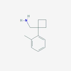 1-(2-Methylphenyl)cyclobutanemethanamine