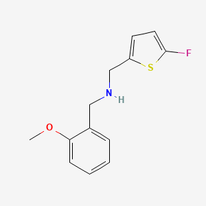 [(5-Fluorothiophen-2-yl)methyl][(2-methoxyphenyl)methyl]amine