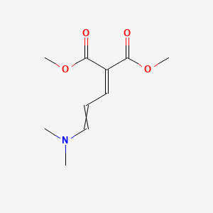 molecular formula C10H15NO4 B11740212 Dimethyl 2-[3-(dimethylamino)-2-propenylidene]malonate 