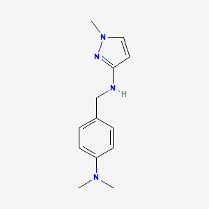 N-{[4-(dimethylamino)phenyl]methyl}-1-methyl-1H-pyrazol-3-amine