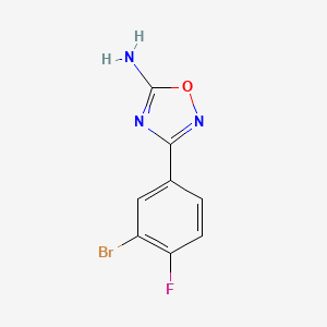 3-(3-Bromo-4-fluorophenyl)-1,2,4-oxadiazol-5-amine