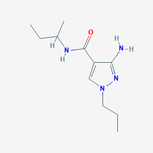 3-amino-N-(butan-2-yl)-1-propyl-1H-pyrazole-4-carboxamide