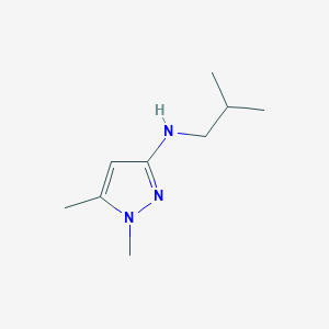 1,5-dimethyl-N-(2-methylpropyl)-1H-pyrazol-3-amine