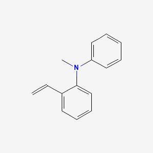 molecular formula C15H15N B11740485 N-Methyl-N-phenyl-2-vinylaniline 