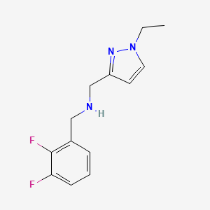 [(2,3-difluorophenyl)methyl][(1-ethyl-1H-pyrazol-3-yl)methyl]amine