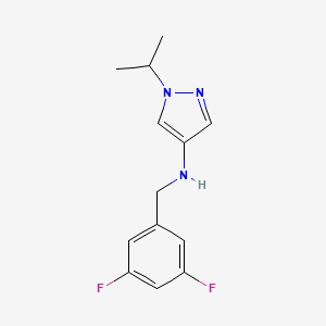 N-(3,5-difluorobenzyl)-1-(propan-2-yl)-1H-pyrazol-4-amine