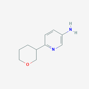 6-(Oxan-3-yl)pyridin-3-amine