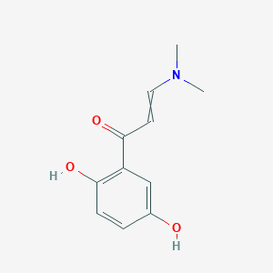 molecular formula C11H13NO3 B11740592 1-(2,5-Dihydroxyphenyl)-3-(dimethylamino)prop-2-en-1-one 