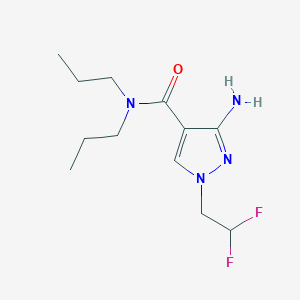 3-Amino-1-(2,2-difluoroethyl)-N,N-dipropyl-1H-pyrazole-4-carboxamide