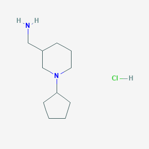 1-(1-Cyclopentylpiperidin-3-YL)methanamine hydrochloride