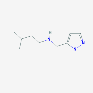 [(1-methyl-1H-pyrazol-5-yl)methyl](3-methylbutyl)amine