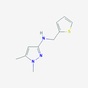 1,5-dimethyl-N-(thiophen-2-ylmethyl)-1H-pyrazol-3-amine