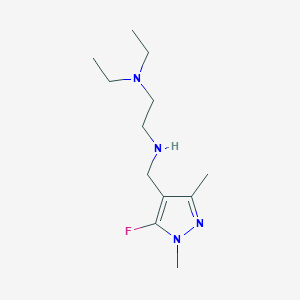 [2-(diethylamino)ethyl][(5-fluoro-1,3-dimethyl-1H-pyrazol-4-yl)methyl]amine