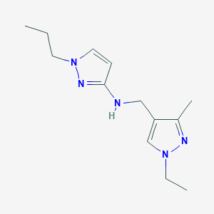 N-[(1-Ethyl-3-methyl-1H-pyrazol-4-YL)methyl]-1-propyl-1H-pyrazol-3-amine