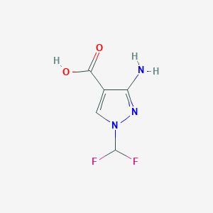 3-Amino-1-(difluoromethyl)-1H-pyrazole-4-carboxylic acid