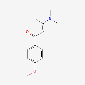 molecular formula C13H17NO2 B11740874 3-(Dimethylamino)-1-(4-methoxyphenyl)but-2-en-1-one 