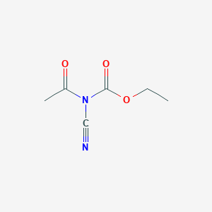 ethyl N-acetyl-N-cyanocarbamate