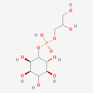 molecular formula C9H19O11P B117409 2,3-dihydroxypropyl [(2R,3R,5S,6R)-2,3,4,5,6-pentahydroxycyclohexyl] hydrogen phosphate CAS No. 2816-11-7