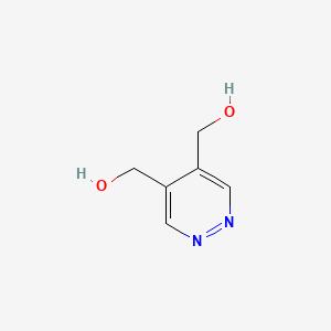 molecular formula C6H8N2O2 B11740933 Pyridazine-4,5-diyldimethanol 