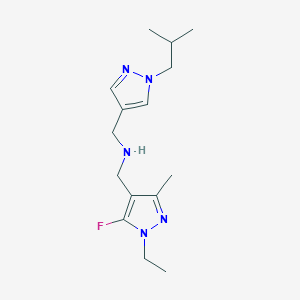 [(1-ethyl-5-fluoro-3-methyl-1H-pyrazol-4-yl)methyl]({[1-(2-methylpropyl)-1H-pyrazol-4-yl]methyl})amine