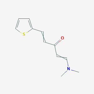 1-(Dimethylamino)-5-(thiophen-2-YL)penta-1,4-dien-3-one