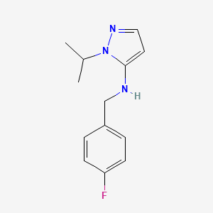 N-(4-fluorobenzyl)-1-(propan-2-yl)-1H-pyrazol-5-amine