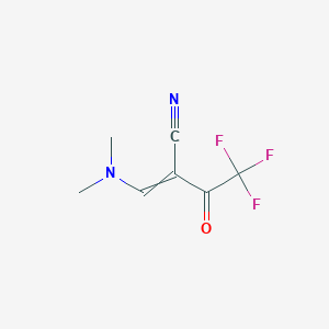 3-(Dimethylamino)-2-(2,2,2-trifluoroacetyl)acrylonitrile