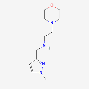 [(1-methyl-1H-pyrazol-3-yl)methyl][2-(morpholin-4-yl)ethyl]amine