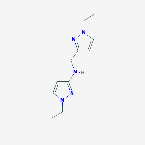 N-[(1-Ethyl-1H-pyrazol-3-YL)methyl]-1-propyl-1H-pyrazol-3-amine