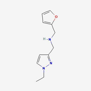 [(1-ethyl-1H-pyrazol-3-yl)methyl][(furan-2-yl)methyl]amine