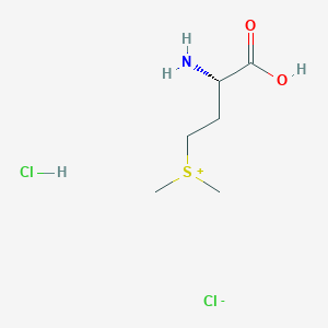 molecular formula C6H15Cl2NO2S B11741300 [(3S)-3-amino-3-carboxypropyl]-dimethylsulfanium;chloride;hydrochloride 